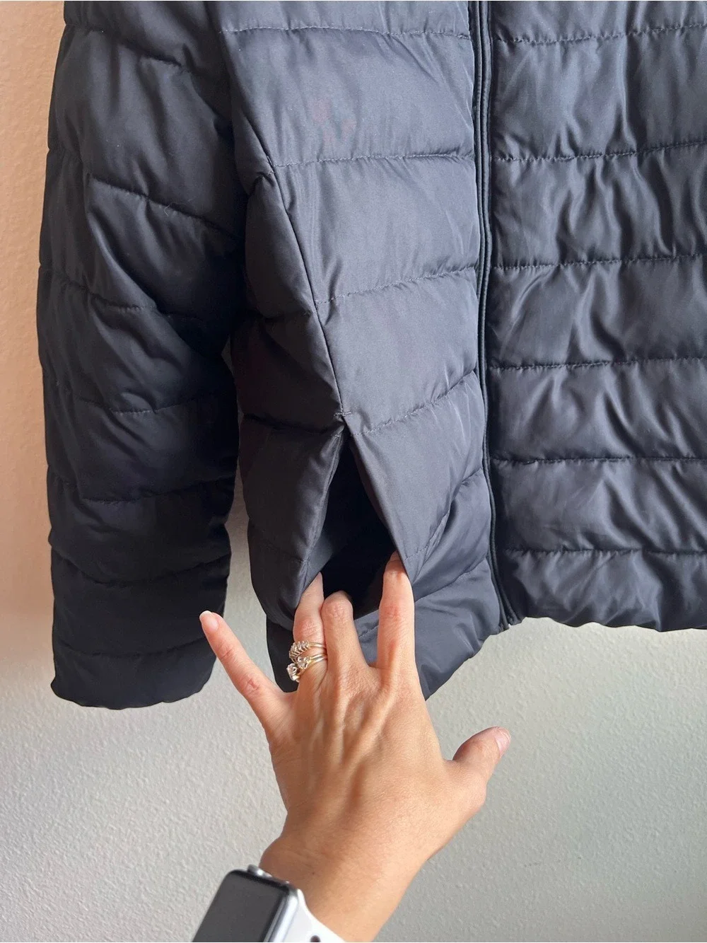 The Childrens Place Kids Black Quilted Puffer Jacket Coat Size XXXL 3XL Winter